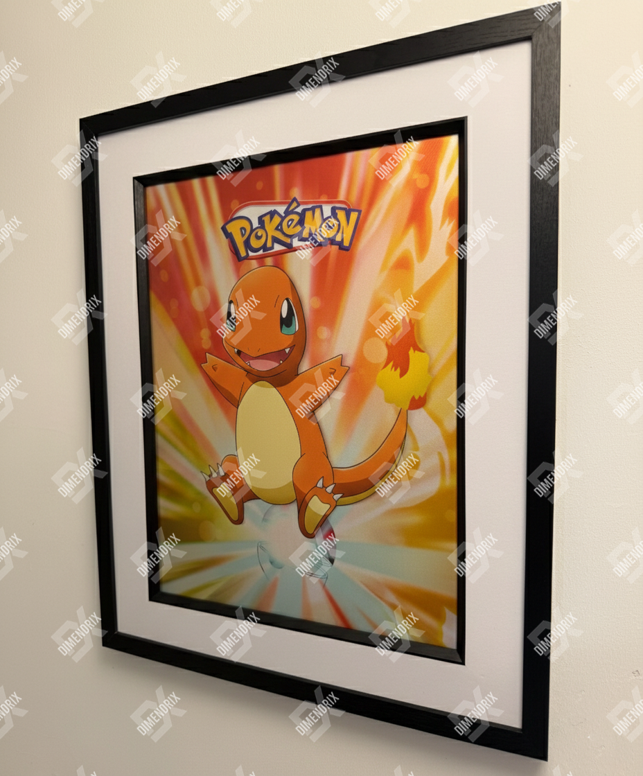 Pokemon Starters 4-Angle 3D Lenticular Poster – Dimendrix™