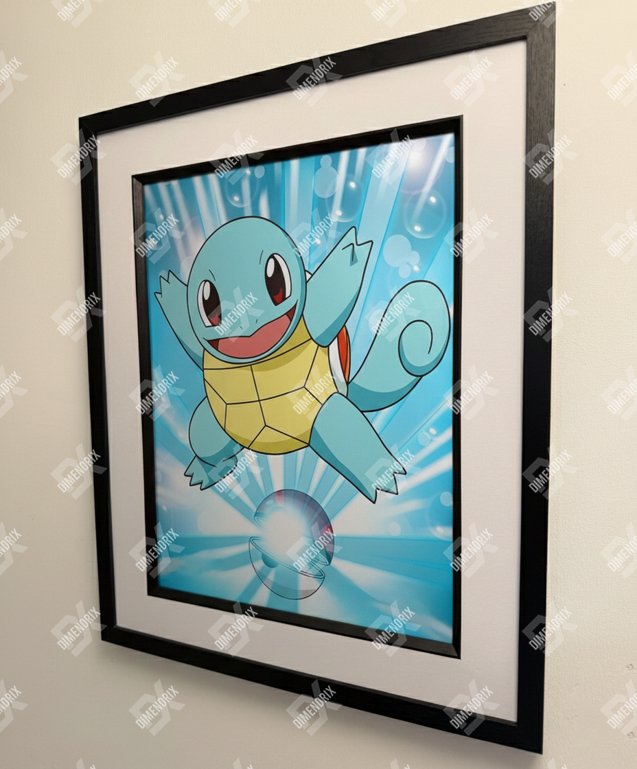 Pokemon Starters 4-Angle 3D Lenticular Poster – Dimendrix™
