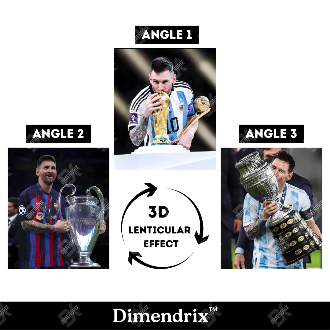 Lionel Messi 3D Lenticular Poster – Dimendrix™