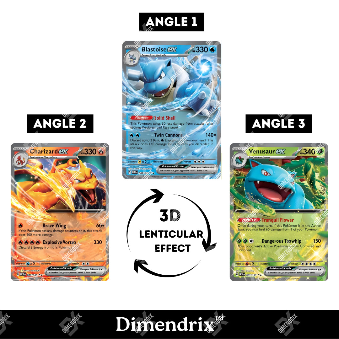 Pokemon Cards TCG 3D Lenticular Poster – Dimendrix™