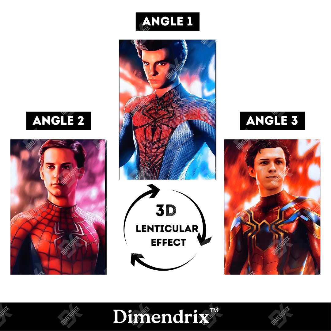 Spiderman 3D Lenticular Poster – Dimendrix™