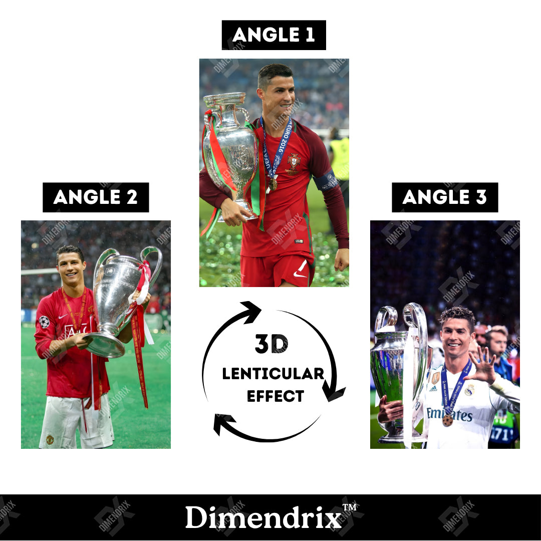 Cristiano Ronaldo 3D Lenticular Poster – Dimendrix™