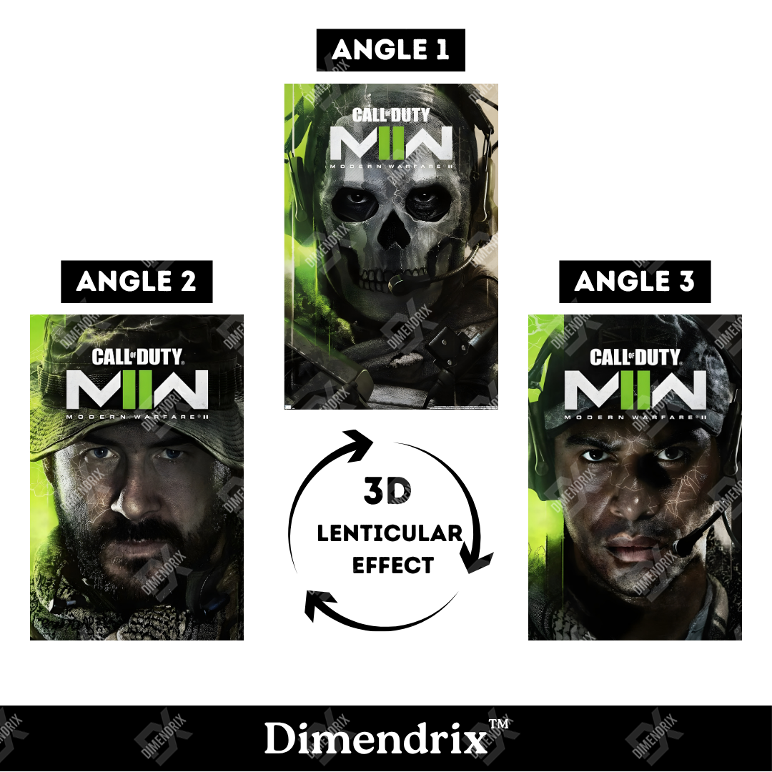 Call of Duty 3D Lenticular Poster – Dimendrix™