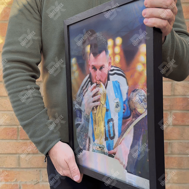 Lionel Messi 3D Lenticular Poster – Dimendrix™