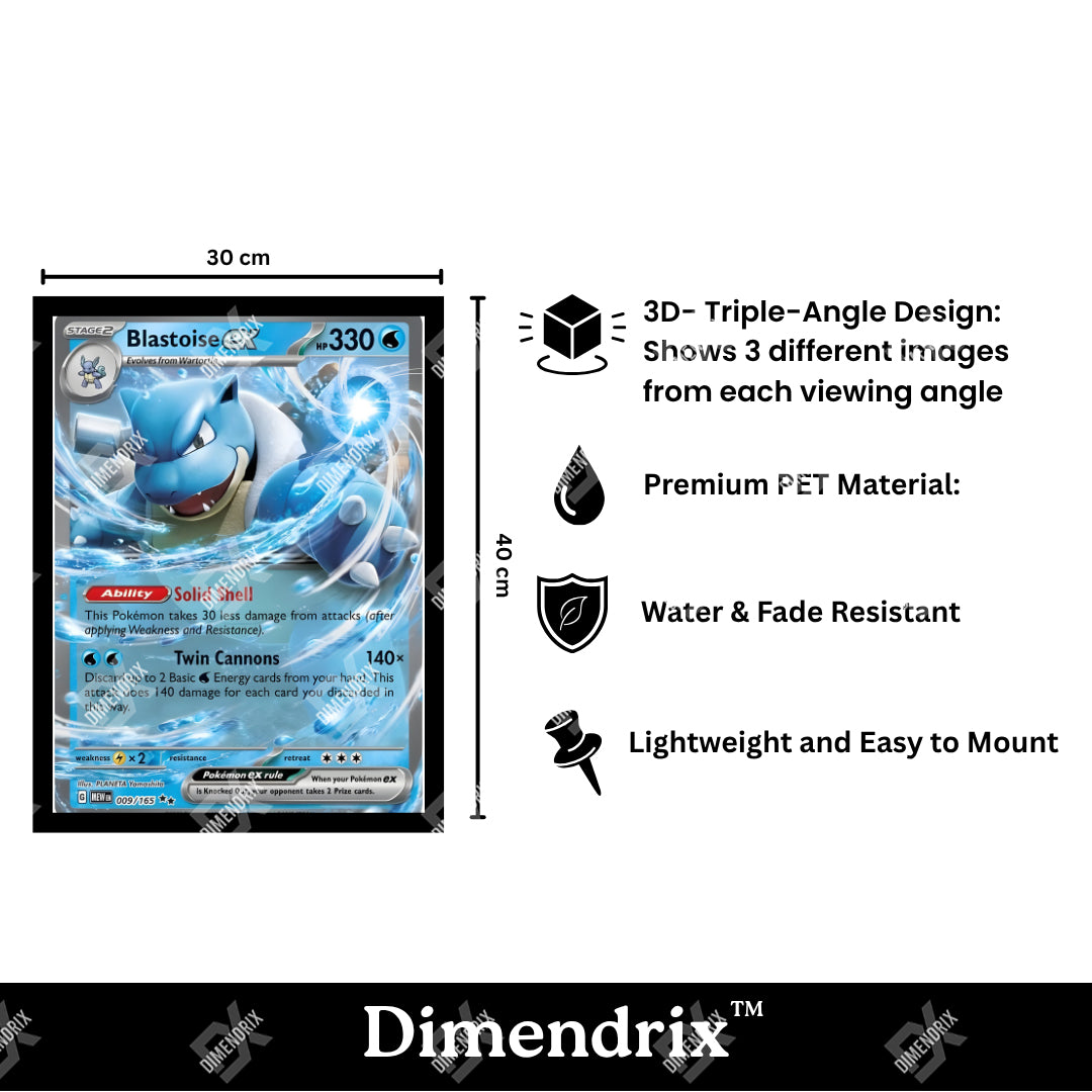 Pokemon Cards TCG 3D Lenticular Poster – Dimendrix™