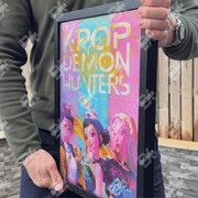 K-Pop Demon Hunters Movie Cover 3D Lenticular Poster – Dimendrix™